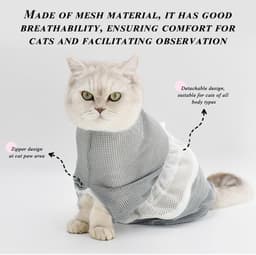 Dailygoods- Waszakken Set van 2 - Verstelbare Opvangzak - Kattentoiletaccessoires - Netstof - Luchtdoorlatend - Afmetingen 60 x 32 cm - Kattenwaszak — thumbnail 2