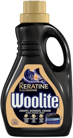 Woolite Wasmiddel Zwart met Keratine - 30 wasbeurten - 1,5 liter — thumbnail 1
