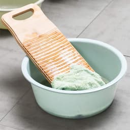 Dailygoods- Wasbord Antislip - Wasborstel met Steel - Multifunctioneel Schoonmaak Board - Duurzaam Materiaal - Geschikt voor Kleding Wassen - Lichtgewicht en Stevig — thumbnail 2