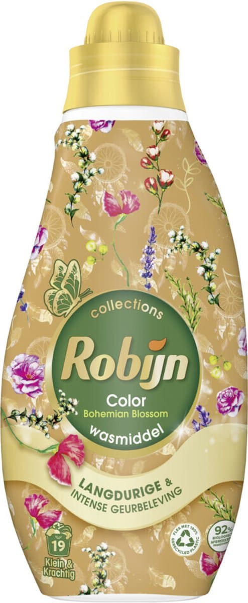 Robijn Klein & Krachtig Collections Color Bohemian Blossom Vloeibaar Wasmiddel 19 wasbeurten — afbeelding 1