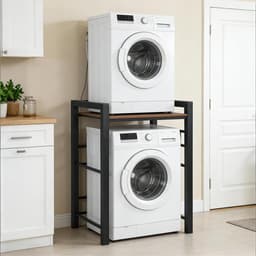 Wasmachine Ombouw - Opbouwmeubel - Kast Wasdroger - Meubel - stijlvol — thumbnail 1