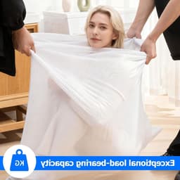 Set van 4 Waszakken voor de Wasmachine, Polyester Materiaal met Rits, 60 × 80 cm en 90 × 110 cm, Herbruikbare en Duurzame Waszakken voor Kleding, Beddengoed en Broeken — thumbnail 2