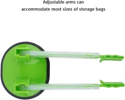 Verstelbare Handsfree Baggy Rack Clip Opener Houder voor Keukenvoedselopslag (Groente) — thumbnail 3