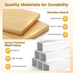 Lifero Wasdroger Ombouw - Werkblad Wasruimte - Wasmachine Ombouwmeubel - Opbergrek Droger - Verstelbare Plank 350kg Belasting — thumbnail 3