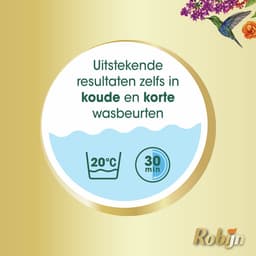 Robijn Klein & Krachtig Collections Vloeibaar Wasmiddel - Color Paradise Secret - 6 x 22 wasbeurten - Voordeelverpakking — thumbnail 4
