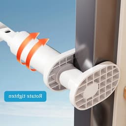 2-Pack Draagbaar Reis Droogrek - Uittrekbaar en Vouwbaar voor Binnen en Buiten, Ideaal voor Kamperen en Appartementen — thumbnail 4