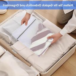 4-delige Wasnetten voor Wasmachine - Grote 50 x 60 cm Waszakken met Rits voor Kleding, Ondergoed en Handdoeken, Geschikt voor Delicate Was en Bescherming tegen Beschadiging — thumbnail 3