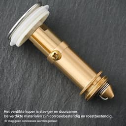Afvoerstop Gootsteen - Douchezeef - Geur Beheersing - Verzegeld Frisheidssysteem - 2 Stuks - Metaal — thumbnail 3