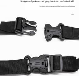 Reis Waslijn - Draagbare Ophanglijn - Kleding Drogen - Met Karabiners - Verstelbaar - Zwart — thumbnail 4