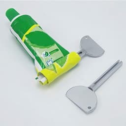 Dailygoods- Buis Squeezer - 3 Stuks - Metalen Tandpasta Dispenser - Duurzaam Ontwerp - Geschikt voor Crèmes - Vermindert Afval - 84x37mm - Tandpasta Knijper — thumbnail 2