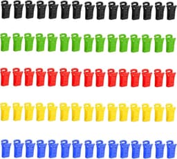 Sokkenklemmen Set - Wasklemmen Clips - Sokken Sorteren - Sterke Klemkracht - 75 Stuks - Multicolor — thumbnail 1