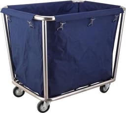 HENDI Wasgoed trolley – stalen frame – afneembare waszak – 4 wielen – 900x650x850 mm — thumbnail 1