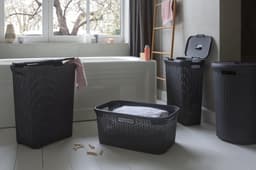 Curver Style Wasmand met Deksel 40L + Wasmand 45L - Antraciet — thumbnail 3