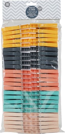 Urban Living Basic Grip wasknijpers - 200x - kunststof - 7 cm — thumbnail 2