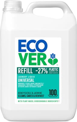 Ecover - Vloeibaar Wasmiddel Universal & Wasverzachter - Bundel 10 L - Plantaardig & Biologisch afbreekbaar - Krachtige reiniging bij 20°C — thumbnail 5