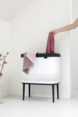Brabantia Bo Wasmand - met Deksel - 60 l - White — thumbnail 4