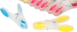 Wasknijpers soft grip - 40x - kunststof - 8 cm - wasgoed knijpers — thumbnail 3