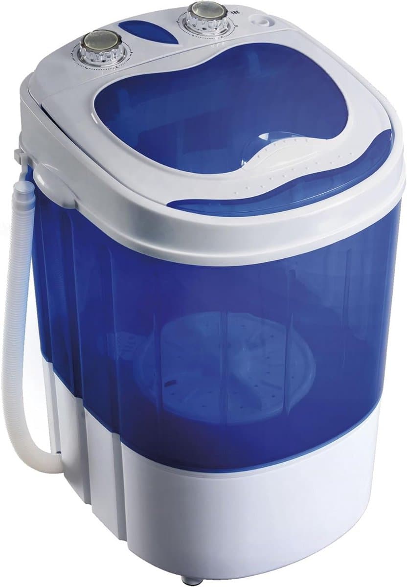 Mini Wasmachine - 3kg Capaciteit - Centrifuge - Camping & Caravan - Waterbesparend — afbeelding 1