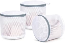 3-pack - Delicate kleding mesh waszak - mesh bh-zak met ophanglus en rits - 6x7 inch lingerie waszak — thumbnail 1