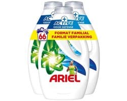 Ariel - Active Vloeibaar Wasmiddel - 3 x 22 wasbeurten - 66 Wasbeurten in totaal!