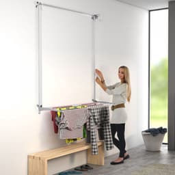 Foxydry Wall 108 cm White droogrek wandmontage -bediening links- Witte kleur - 108 x 52 x 137 cm — thumbnail 5