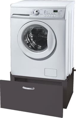 Wasmachine sokkel - verhoger - 33 cm met lade - zwart — thumbnail 3