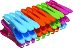 Wasknijpers York 16 stuks EXTRA. Set van 2 pakjes - was ophangen - extra stevige wasknijpers - plastic - washanger — thumbnail 2