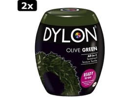 2x Dylon Machinewas Textielverf Olive Gree 350 gr