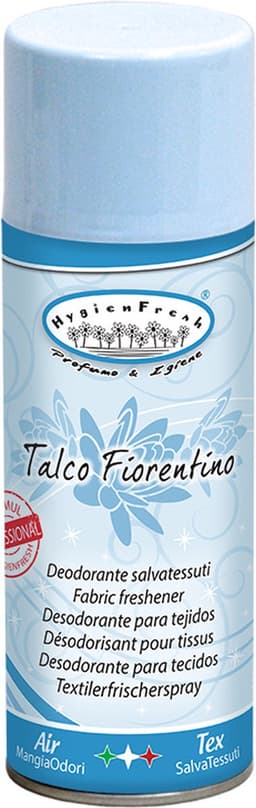 HygienFresh Talco Fiorentino Textielspray 400 ml – Textielverfrisser & Luchtverfrisser – Talkgeur — thumbnail 1