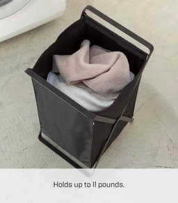 Zwarte Toren Wasmand - Opvouwbaar - Groot formaat — thumbnail 3