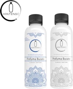 Wasparfum Hintenso Blue 500ml + Wasparfum Hintenso White 500ml - 140 Wasbeurten - Proefpakket - Inclusief 1 gratis tester - Frisse was - Heerlijke geur - Textielverfrisser – WasveWasberzachter – Bloemen - Wasparfum - Wasmachine — thumbnail 1
