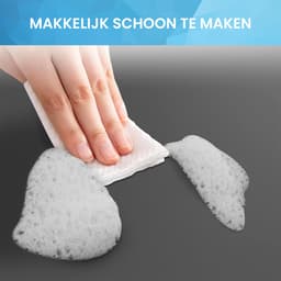 YONO Wasmachine Beschermer Bovenkant - Anti Slip Mat Hoes - 58,5x49 cm - Zwart — thumbnail 5