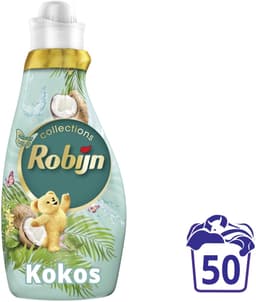 Robijn Wasverzachter - Vloeibare Wasverzachter Collections - Kokos Sensation - 6 x 50 wasbeurten - Voordeelverpakking — thumbnail 2