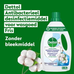 Dettol Antibacterieel Desinfectiemiddel voor wasgoed Fris - 6 x 2,5L - Wastoevoeging - Voordeelverpakking — thumbnail 3