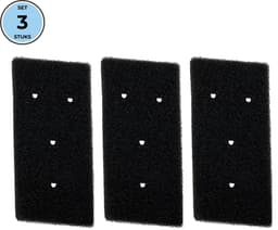 Bramokava 3x Filter geschikt voor Droger Whirlpool Bauknecht Ignis ( met 4 gaatjes) - 481010345281 - 8015250474909 - 481010716911 - 220 x 110 mm - Spons Foam Schuimfilter — thumbnail 1