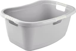 keeper Ergonomische wastobbe, antislip zachte handgrepen, 50 l, Janne, Nordic Grey — thumbnail 5