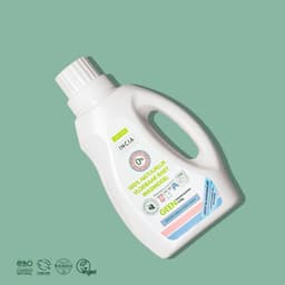 INCIA 100% Natuurlijke Vloeibaar Wasmiddel Jaarbox - 6x 750 ML - Parfumvrij - Geschikt voor Alle Was - Vegan - 150 Wasbeurten — thumbnail 4