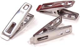 40x RVS Wasknijpers Zwaar – Multifunctionele Metalen Clips voor Ophangen Kleding en Sokken — thumbnail 3
