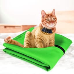 Waszak voor huisdieren - 70x80cm twill polyester waszak - Grote waszak met rits - Verwijdert honden- en kattenhaar - Voorkomt dat de waszak verstopt raakt met dierenhaar - Waszak voor huisdierendekens - Geschikt voor honden, katten, paarden, konijnen — thumbnail 2