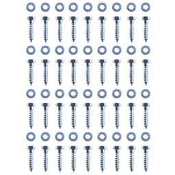 vidaXL - Grondanker - L-vormig - 5x5x50 - cm - gegalvaniseerd - staal - 12 - st — thumbnail 5