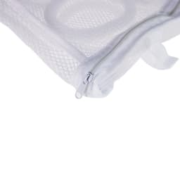 IBBO® - 2x Waszak - Wasnet voor Schoenen - 2 stuks ( een Klein en een groet) - Schoen Wassen - Speciale Zorg Waszak Huishouden - Netje Anti-Vervorming - Multifunctionele waszakje - Wit — thumbnail 3