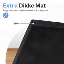Anti Trillingsmat - Voor Wasmachine - Geluidsdemping - Verhoogde Stabiliteit Antislip - 45 x60cm — thumbnail 2