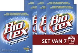 Biotex Waspoeder - Voorwas & Vlekverwijderaar - met actieve biologische enzymen - 7 x 720 g — thumbnail 2
