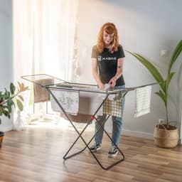 Droogrek met Vleugels 180x55 cm - Inklapbaar en Antislip Voeten — thumbnail 5