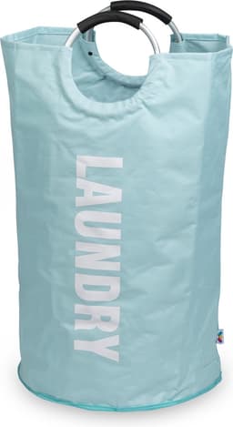 Wonair Wasmand - Waszak – Wassorteerder - Opvouwbaar – Lichtblauw – 115L — thumbnail 1