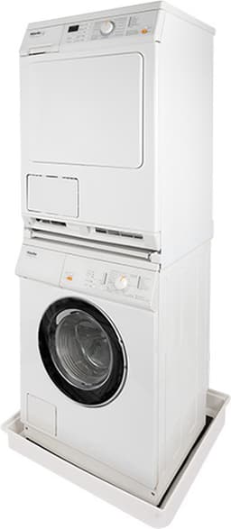 Tussenstuk wasmachine droger Hanneke, aluminium model met werkblad — thumbnail 4