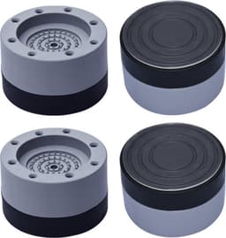 Luxe Trillingsdempers wasmachine – Set van 4 stuks – Grijs - Extra dik - Voetjes wasmachine & droger - Wasmachine demper – Anti trillings / vibratie dempers pads – Antislip rubber – Trillingsmat – Antislipmat - Schokdempers wasmachine — thumbnail 5