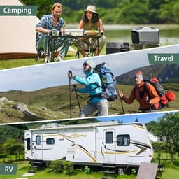 Waslijn Camping - Draagbare Lijn - Kleding Drogen - 10 Meter Uittrekbaar - Met 20 Klemmen — thumbnail 4