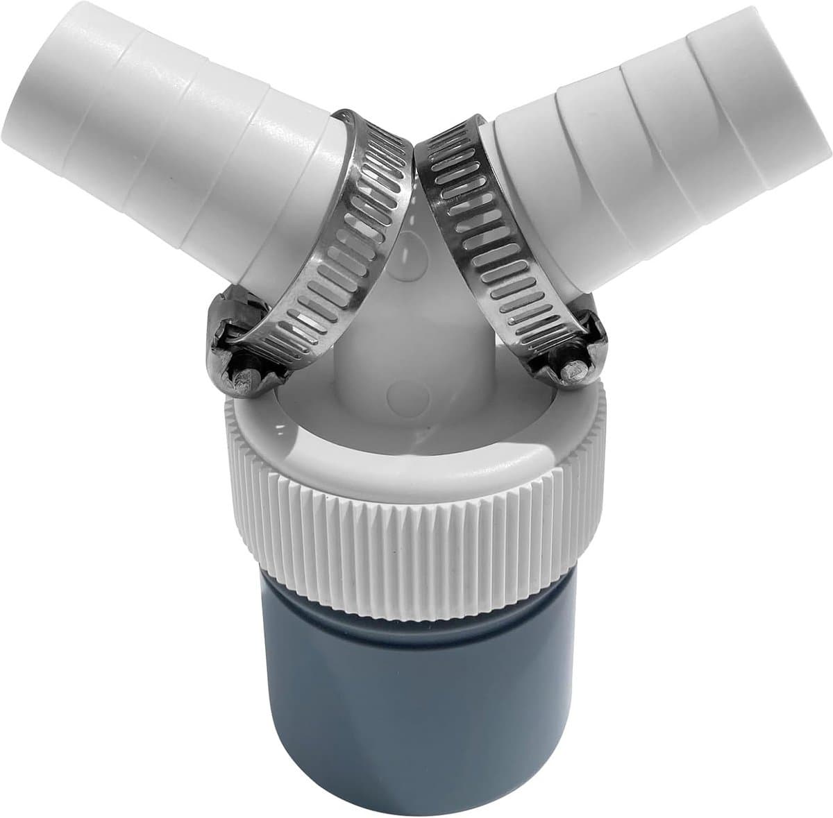 Dubbele Afvoer Y-Adapter voor Wasmachine en Vaatwasser Aansluiting — afbeelding 1