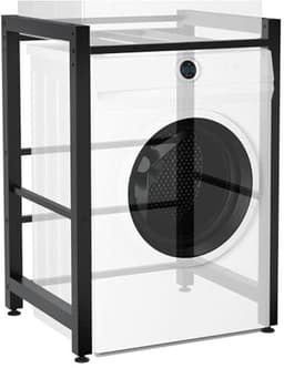 Universele Wasmachine Verhoger en Sokkel - Geschikt voor 2 Apparaten - Zwart — thumbnail 1
